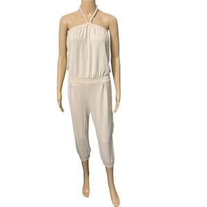 HelloNite Lounging Halter Neck Jumpsuit Size S